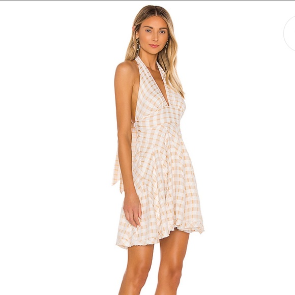 Free People Do The Twist Mini Dress in Ivory Combo - Picture 2 of 7